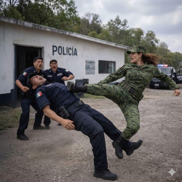 UNIFORMADOS CORRUPTOS HUMILLARON A UNA COMANDANTE DEL EJÉRCITO Y ENCERRARON A SU PADRE — SIN SABER…