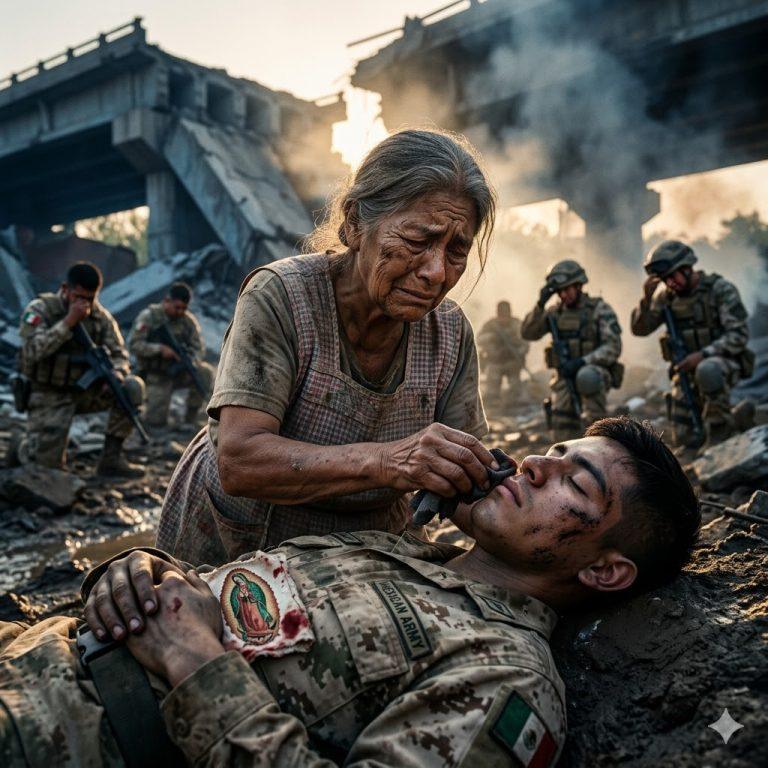 Entre los escombros del puente destrozado, una madre reconoció a su hijo por un escapulario manchado de sangre…
