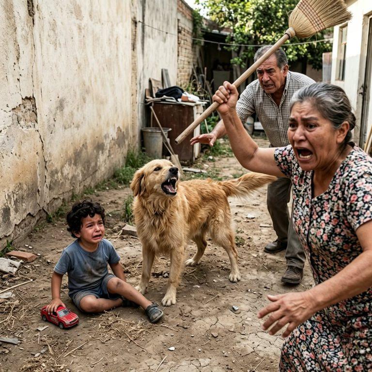 Por miedo a perder a su nieto, una mujer traicionó al perro más fiel de su vida… hasta que el destino los cruzó otra vez